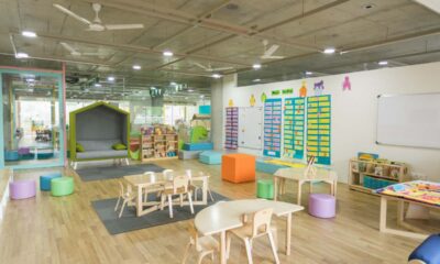 bright classroom for kids