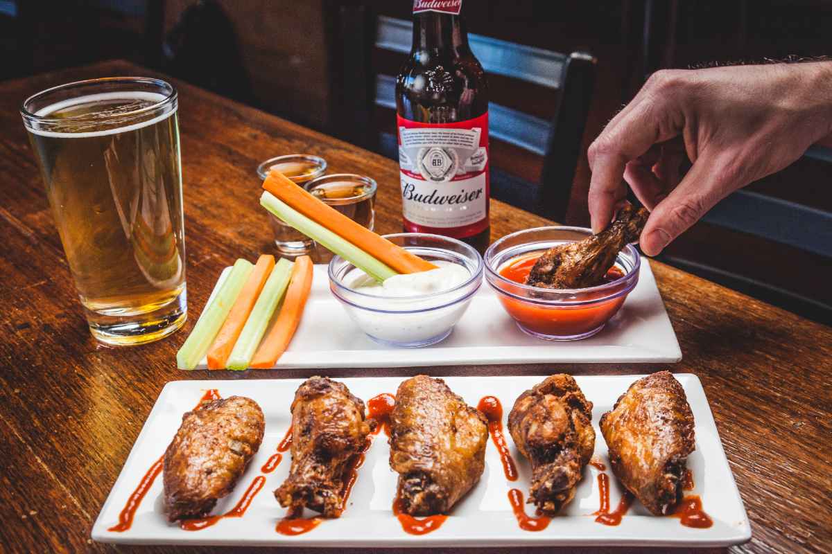 chicken wings beer dips and sauces