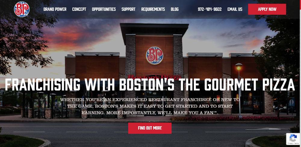 boston's pizza restaurant