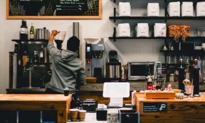 inside of a coffee store