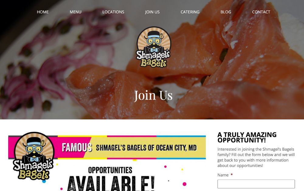 shmagel's bagels website