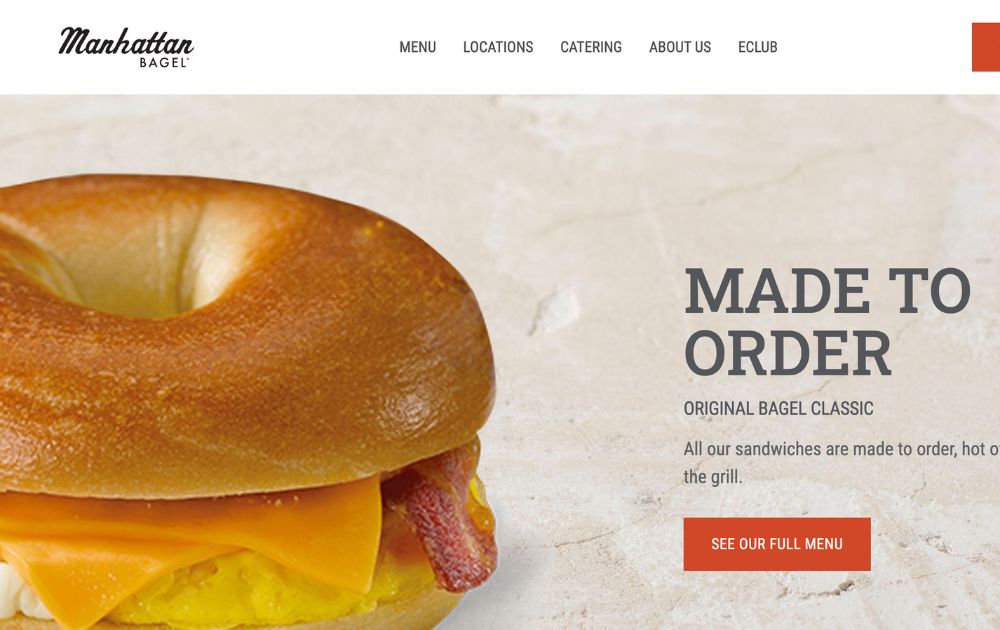 manhattan bagel website