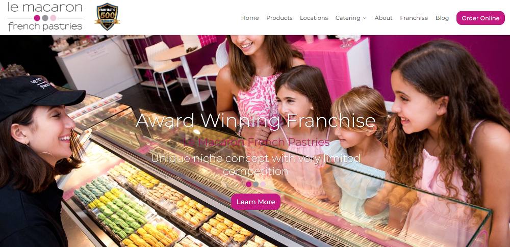 le macaron website