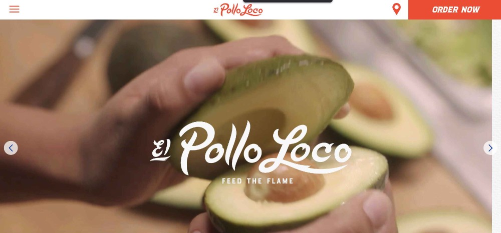 el pollo loco website screenshot