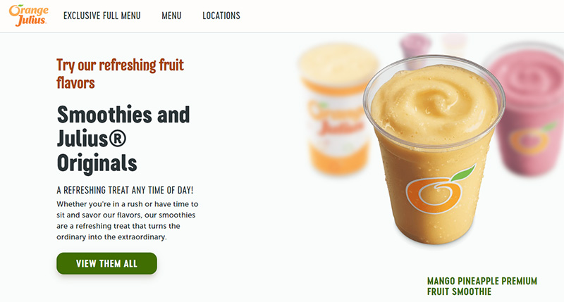 Orange Julius screenshot