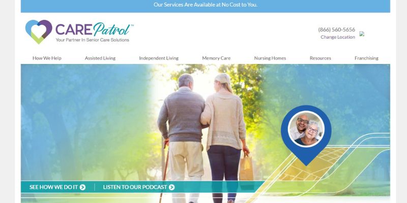 carepatrol website screenshot
