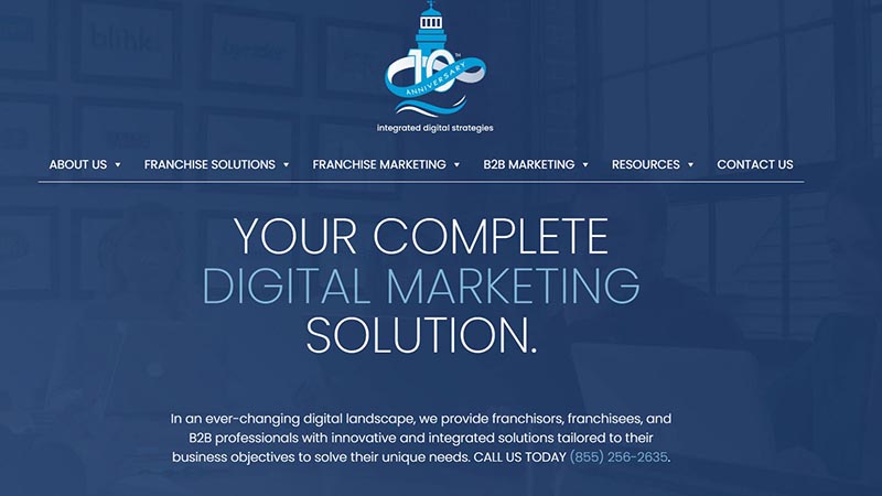 integrated digital strategies homepage