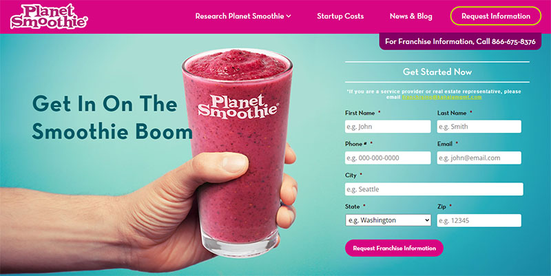 planet smoothie screenshot