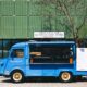 blue food truck