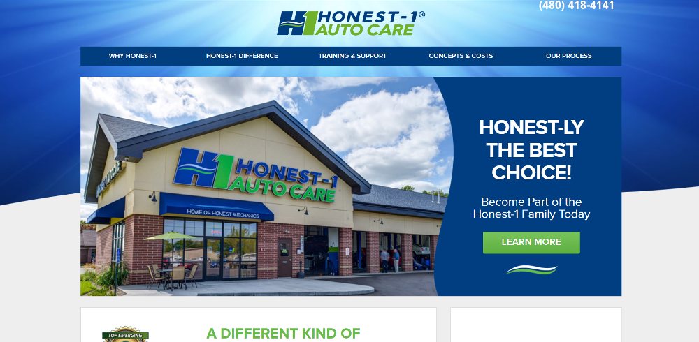 honest-1 website screenshot