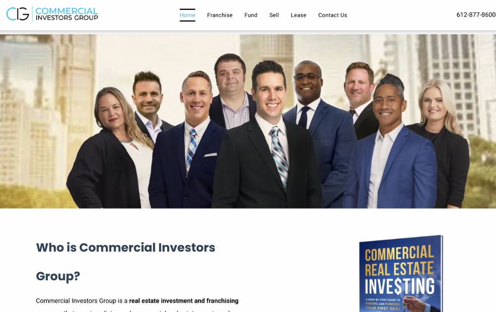 commercial investors screenshot
