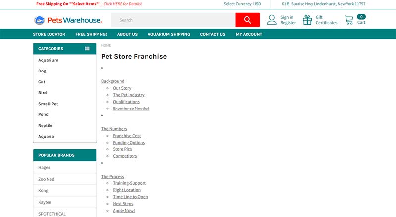 pets warehouse screenshot