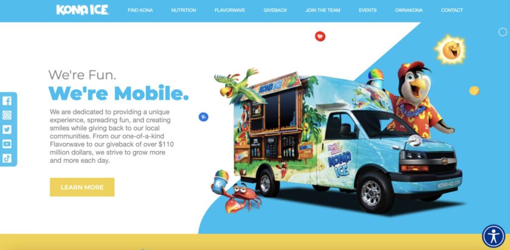 kona ice screenshot