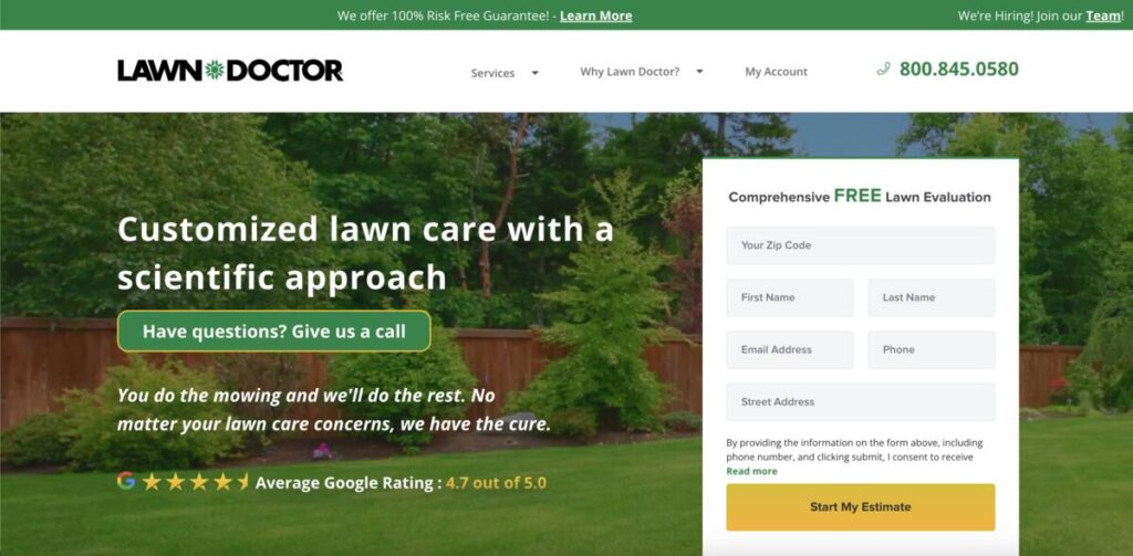 lawn doctor screenshot