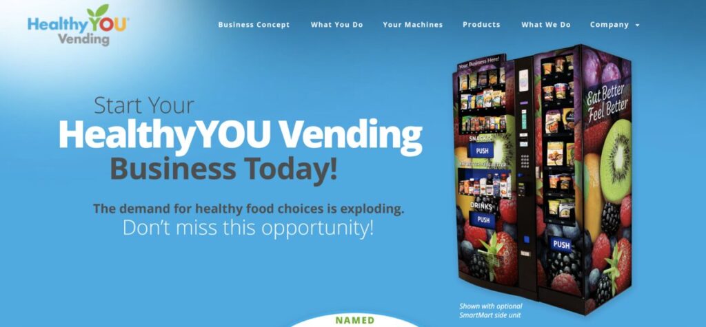 vending machine franchise example