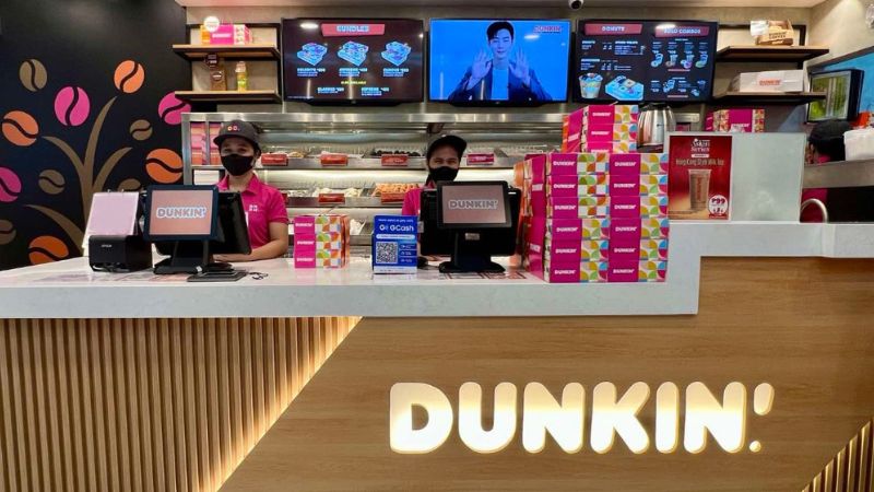 Dunkin' kiosk