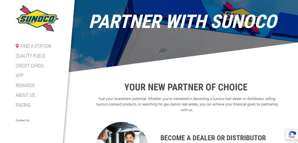 sunoco fuel distributor home page