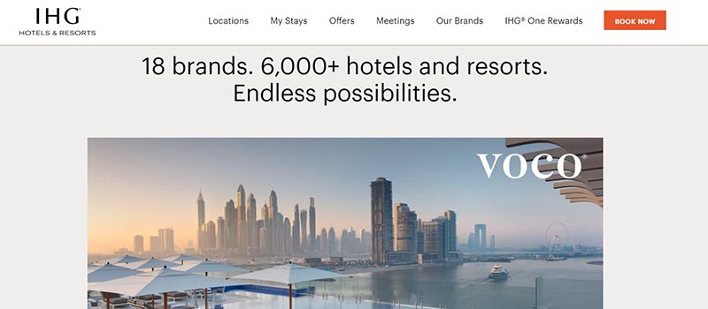 IHG website