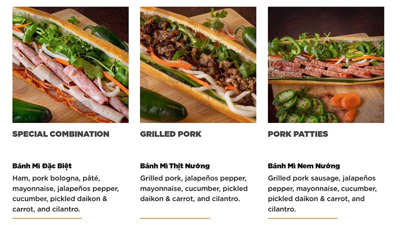 paris banh mi sandwiches